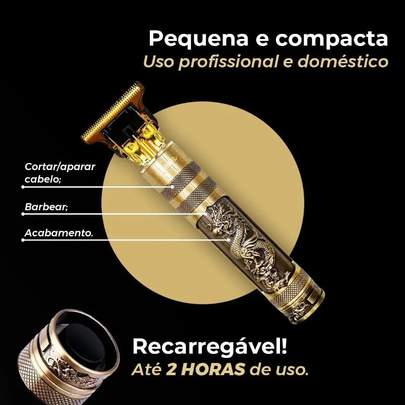 Máquina Profissional De Cortar Cabelo e Barba Masculina