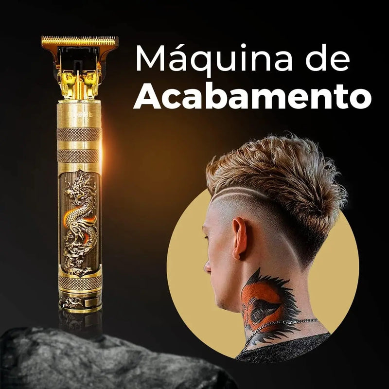 Máquina Profissional De Cortar Cabelo e Barba Masculina