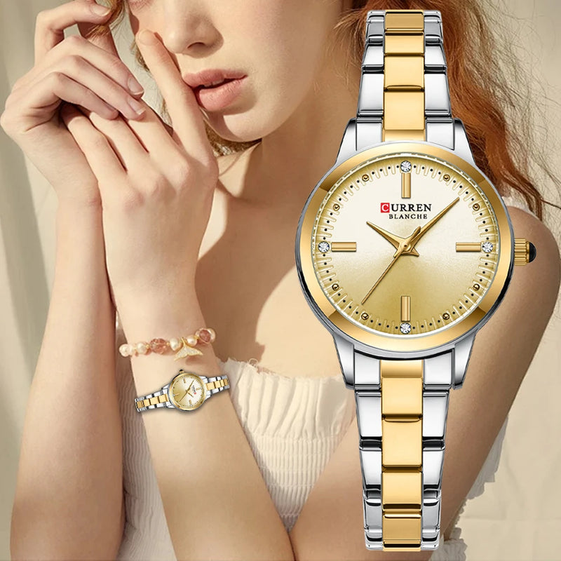 CURREN Original Quartz Watch feminino, original